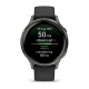 Смарт-годинник Garmin Venu 4 (41 мм) сланцевий з чорним силіконовим ремінцем