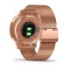 Смарт-годинник Garmin vivomove Luxe із рожево-золотистими корпусом та ремінцем