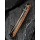 Ніж складаний туристичний Civivi Placoid, (9.3 см) Damascus / Guibourtia Wood