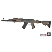 Приклад AK-47 / AK-74 / Strikeforce Folding Push Stock Sand ATI