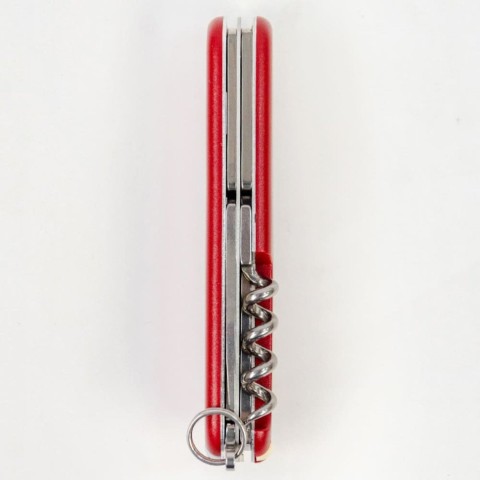 Ніж Victorinox Spartan Mat 91мм,12функ,черв.мат,штоп,жовт.лого