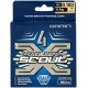 Шнур Brain Scout 4X 150m (camo) 0.183mm 11.9kg