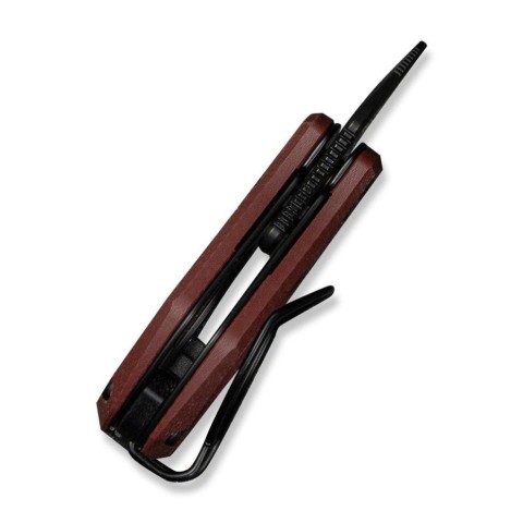 Ніж складаний кишеньковий Civivi Pyrus, (1.6 см) 14C28N / G10 темно-червоний