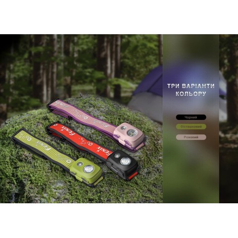 Ліхтар налобний Fenix HL16 AAA рожевий