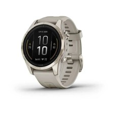 Смарт-часы Garmin epix Pro Gen 2 Sapphire Edition (42мм) нежно-золотистый со светло-песочным ремешком