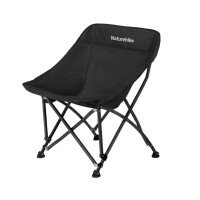 Стілець складаний Naturehike Stellaluna T04 CNK2550JJ022, вуглецева сталь, чорний