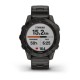 Смарт-годинник Garmin fenix 7 Sapphire Solar карбоново-сірий титановий DLC з титановим вентильованим браслетом
