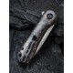 Ніж складаний кишеньковий Civivi Elementum, (7.5 см) Damascus / Carbon Fiber чорний