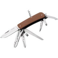 Багатофункціональний ніж Ruike Criterion L51, (8.5 см) 12C27 / G10 коричневий, 23 інстр.