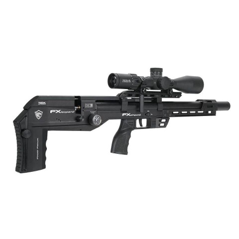 Пневматическая редукторная винтовка FX Airgun Leopard Black STD Tube .177 кал