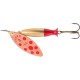 Блесна Mepps Aglia Long Heavy №2 16g Copper red/OR red dots