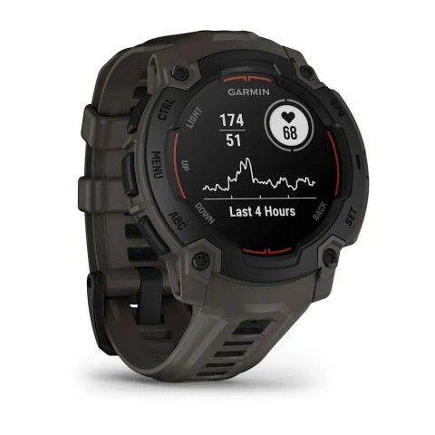 Смарт-годинник Garmin Instinct E (45 мм) чорний/вугільний