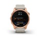Смарт-часы Garmin fenix 7S Solar розово-золотистые со светло-песочным ремешком
