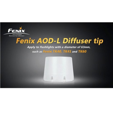 Дифузійний фільтр ТК41/ТК60 білий Fenix AOD-L