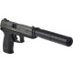 Пистолет страйкбольный ASG DL 60 SOCOM Spring кал.6 мм Black