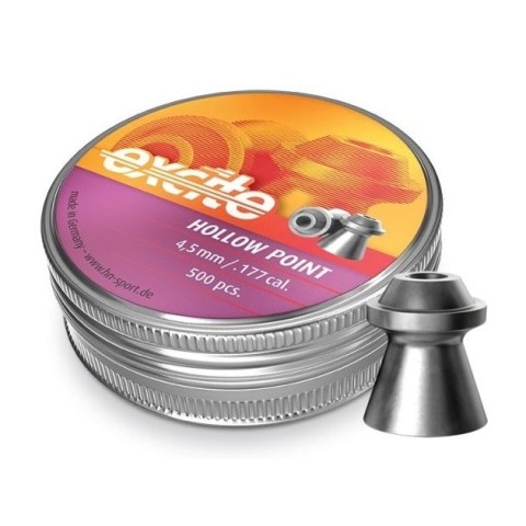 Кулі H&N Excite Hollow Point 500 шт 0,46 гр 4,5 мм