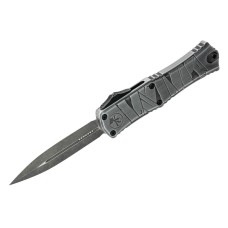 Нож Microtech Hera II Mini D/E OTF, Signature Brushed Metal Mummy