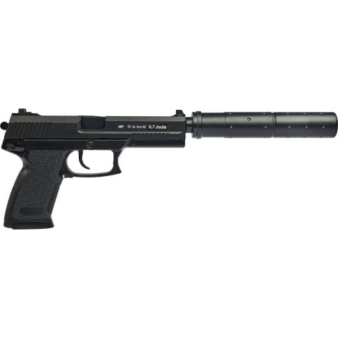 Пистолет страйкбольный ASG MK23 Gas 6 мм black