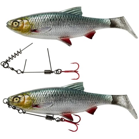 Оснастка Savage Gear SS Corkscrew Stinger 3G 1X #1 16kg Red + BN (2 шт/уп)