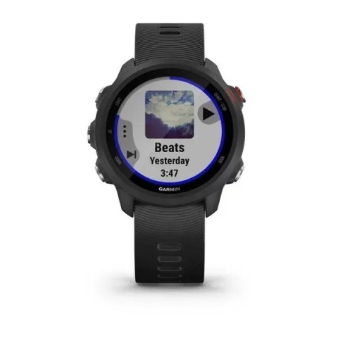 Смарт-годинник Garmin Forerunner 245 Music з чорним ремінцем