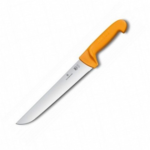 Кухонний ніж Victorinox Swibo Butcher лезо 24см з жовт. ручкою