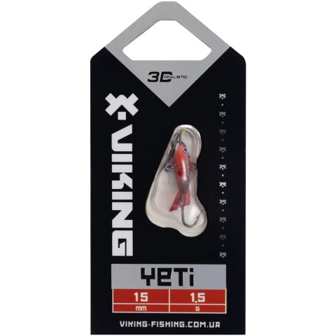 Балансир Viking Fishing Yeti Ice Jig 15mm 1.5g #07 Coral Trout