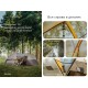 Намет шестимісний Naturehike, KOTA 6, CNK2450WS031, 75D, світло-коричневий
