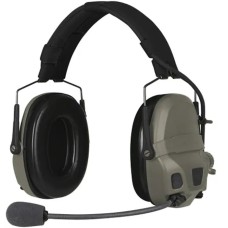 Активные наушники Ops-Core AMP Communication Headset-Connectorized. Верхний держатель. Ranger Green