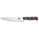 Нож кухонный разделочный Victorinox Wood 25 см, серрейтор, розовое дерево