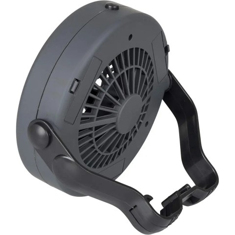 Фонарь кемпинговый Bo-Camp Fan/Hanging Lamp 110 лм з вентилятором Grey