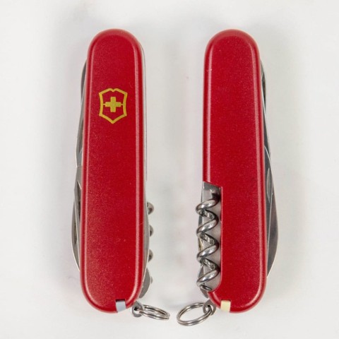 Ніж Victorinox Climber Mat 91мм,14функ,черв мат,жовт.лого