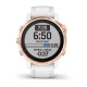 Смарт-часы Garmin fenix 6S Pro розово-золотистые с белым ремешком