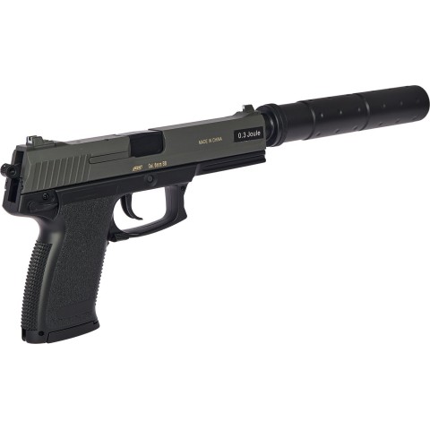 Пистолет страйкбольный ASG DL 60 SOCOM Spring кал.6 мм Black