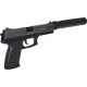 Пистолет страйкбольный ASG DL 60 SOCOM Spring кал.6 мм Black