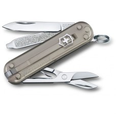 Ніж Victorinox Classic SD Colors Mystical Morning 58мм,7функ,сір.прозор