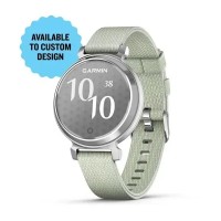 Смарт-годинник Garmin Lily 2 Classic сріблястий із шавлієво-сірим нейлоновим ремінцем