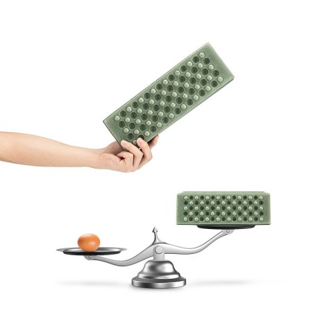 Сидушка туристична складана XPE Naturehike NH20PJ025, 15 мм, хакі з чохлом для походів та кемпінгу