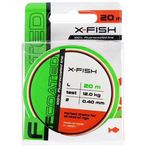 Флюорокарбон X-Fish FCoated 20m 0.40mm 12.0kg