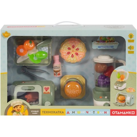 Игровой набор OTAMANKO ТЕХНОХАТКА: Домашнее угощение (духовка и блендер)