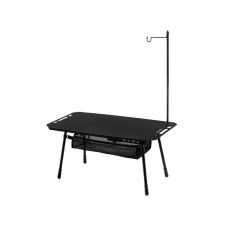 Складаний стіл Naturehike CNK2450JJ025, 80х40 см, алюміній, чорний
