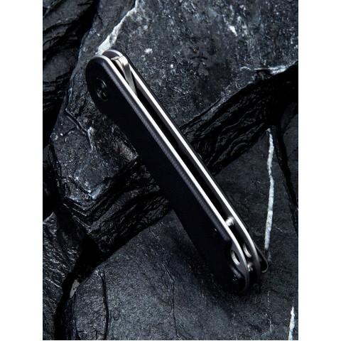 Ніж складаний кишеньковий Civivi Elementum, (7.5 см) D2 / G10 чорний
