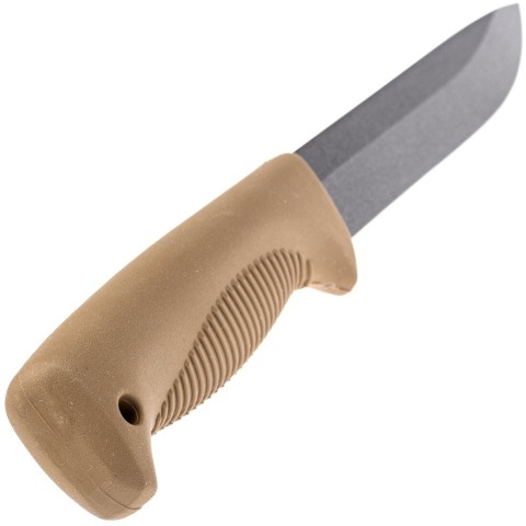 Нож Peltonen M95, покрытие PTFE Teflon, coyote, coyote композитный чехол