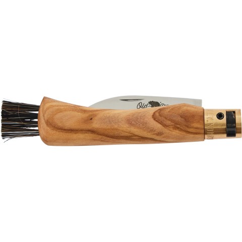 Нож Old Bear Mushroom M, W1.4060 steel, Olive wood olive