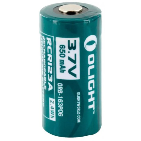 Аккум. батарея Olight RCR123 (16340) 650 mAh
