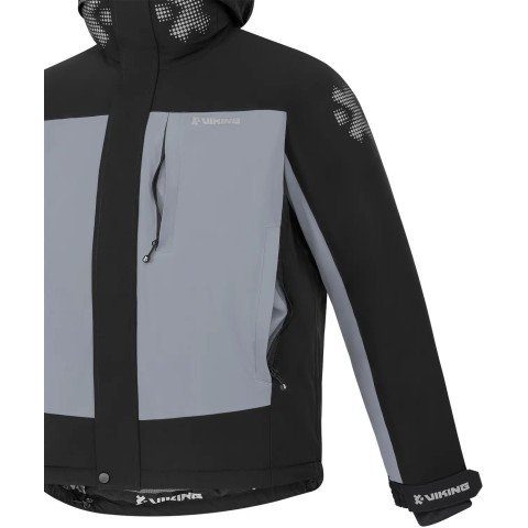 Куртка Viking Fishing Skim S 80g 20K black/light grey