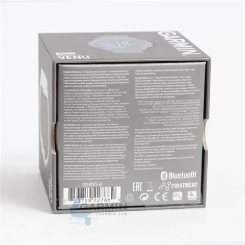 Смарт-годинник Garmin Venu чорний з сірим безелем