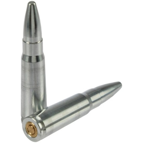 Фальш-патрон MEGAline кал. 7.62х39. Алюміній. 2 шт/уп
