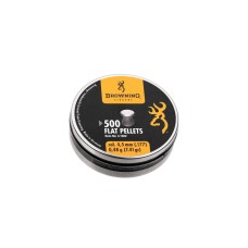 Пульки Umarex Browning Flat Pellets 0.48 г, кал.177(4.5 мм), 500 шт.