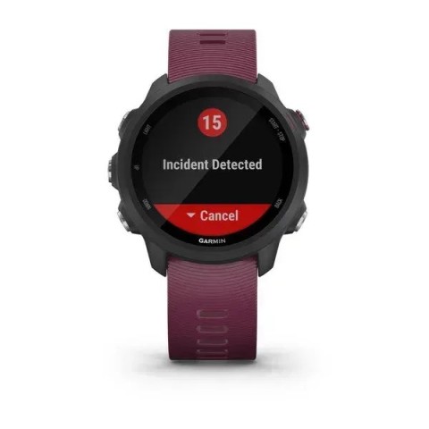 Смарт-годинник Garmin Forerunner 245 з вишневим ремінцем