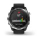 Смарт-годинник Garmin Descent Mk2 з нержавіючої сталі з чорним ремінцем